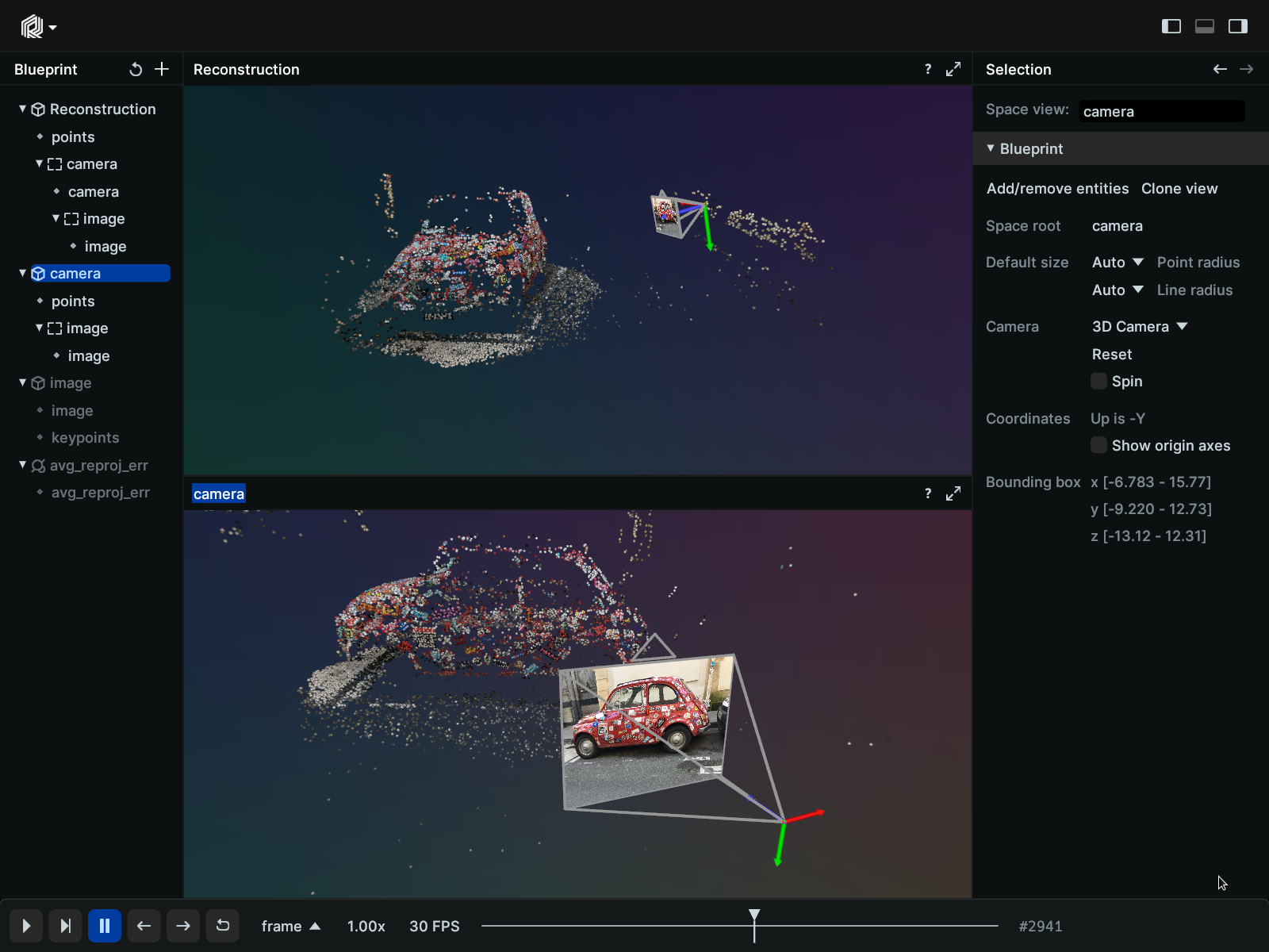 viewer walkthrough camera view screenshot