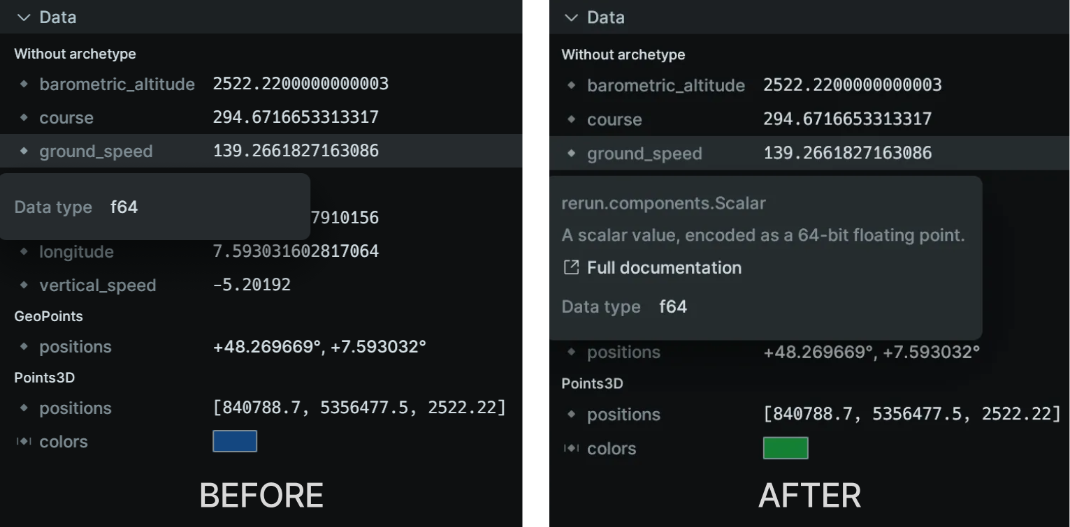 custom archetypes with built-in components in selection panel