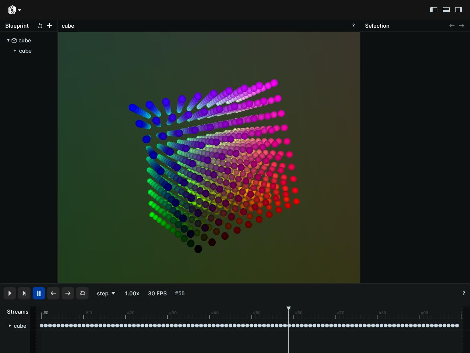 Colored Cube