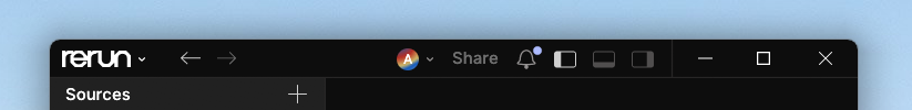 compact title bar after
