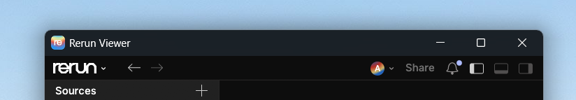 bulky title bar before